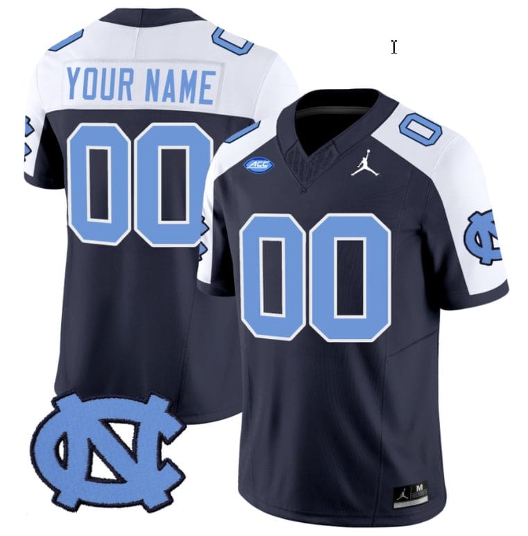 Custom North Carolina Tar Heels Jersey Name and Number Vapor Limited College Football Navy Alternate 1 Custom North Carolina Tar Heels Jersey Name and Number Vapor Limited College Football Navy Alternate