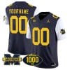 Custom Michigan Wolverines Jersey Name and Number 1000 Wins Patch Vapor College Football White Sleeves 4 Custom Michigan Wolverines Jersey Name and Number 1000 Wins Patch Vapor Limited Football White Sleeves