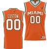 Custom Miami Hurricanes Jersey Name and Number NIL College Basketball Lightweight Orange 3 Custom Miami Hurricanes Jersey Name and Number NIL College Basketball Lightweight Orange