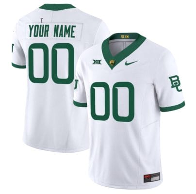 Custom Baylor Bears Jersey Name and Number Vapor Limited College Football All Stitched White 8 Custom Baylor Bears Jersey Name and Number Vapor Limited College Football All Stitched White