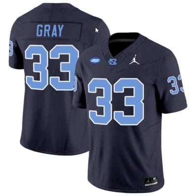 Cedric Gray Jersey #33 North Carolina Tar Heels Vapor Limited College Football Navy 8 Cedric Gray Jersey #33 North Carolina Tar Heels Vapor Limited College Football Navy