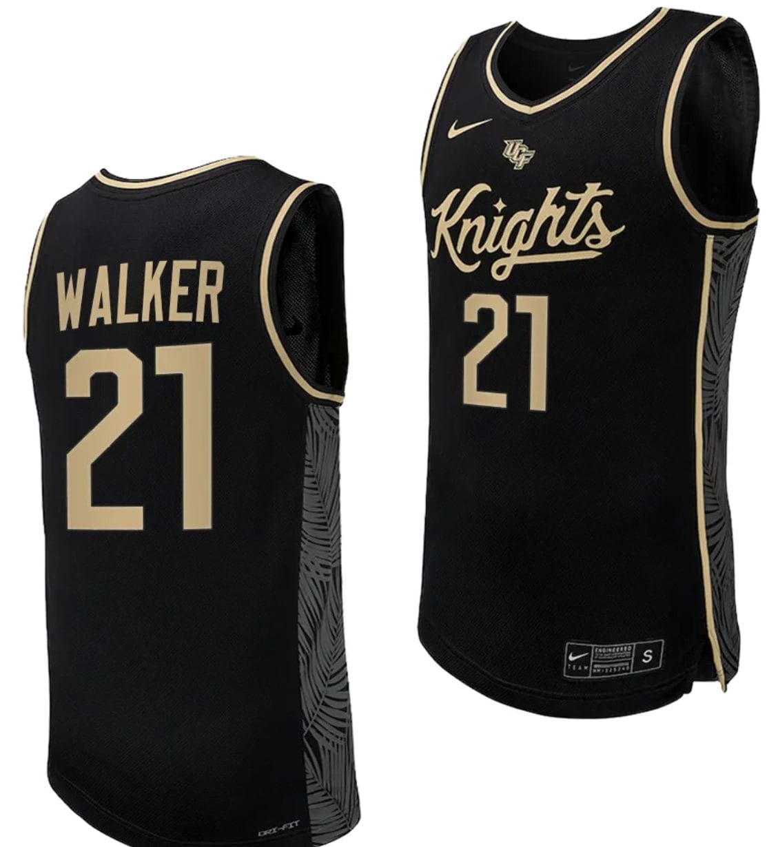 CJ Walker Jersey #21 UCF Knights Replica College Basketball Uniform Black 1 CJ Walker Jersey #21 UCF Knights Replica College Basketball Uniform Black