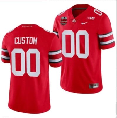 Custom Ohio State Buckeyes Jersey Name and Number Ohio Stadium Patch College Football Red 8 Custom Ohio State Buckeyes Jersey Name and Number Ohio Stadium Patch College Football Red