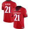 Corey Kiner Jersey #21 Cincinnati Bearcats Vapor Limited College Football All Stitched Red
