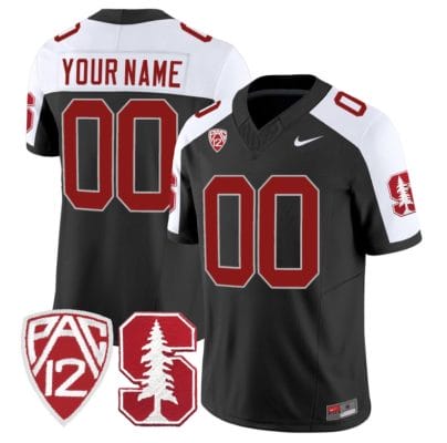 Custom Standford Cardinal Jersey Name and Number Vapor Limited College Football Black Alternate 8 Custom Standford Cardinal Jersey Name and Number Vapor Limited College Football Black Alternate