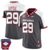 Cam Little Jersey #29 Arkansas Razorback Football Arkansas State Patch White Alternate