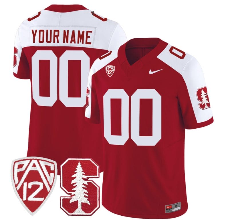Custom Standford Cardinal Jersey Name and Number Vapor Limited College Football Crimson Alternate 1 Custom Standford Cardinal Jersey Name and Number Vapor Limited College Football Crimson Alternate