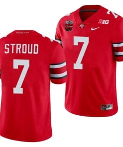 CJ Stroud Jersey #7 Ohio State Buckeyes Ohio Stadium Patch College Football Scarlet