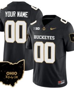 Custom Ohio State Buckeyes Jersey Name and Number Special Vapor Limited College Football Stitched Ohio Patch Black