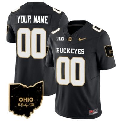 Custom Ohio State Buckeyes Jersey Name and Number Special Vapor Limited College Football Stitched Ohio Patch Black