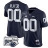 Custom Penn State Nittany Lions Jersey Name and Number PSU Patch College Football All Stitched Navy