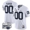 Custom Penn State Nittany Lions Jersey Name and Number PSU Patch College Football All Stitched White