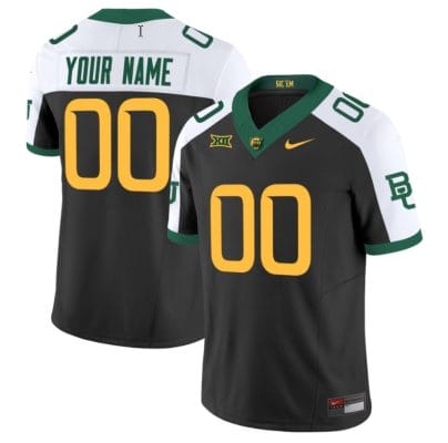 Custom Baylor Bears Jersey Name and Number Vapor Limited College Football All Stitched Black Alternate