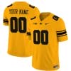Custom Iowa Hawkeyes Jersey Name and Number Vapor Limited Football Gold 4 Custom Iowa Hawkeyes Jersey Name and Number Vapor Limited Football Gold