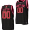 Custom Maryland Terrapins Jersey Name and Number College NIL Replica Basketball Black