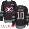 Custom Montreal Canadiens Jersey Name And Number 1917-2017 100th Anniversary NHL