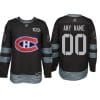 Custom Montreal Canadiens Jersey Name And Number 1917-2017 Black 100th Anniversary NHL 5 Custom Montreal Canadiens Jersey Name And Number 1917-2017 Black 100th Anniversary NHL