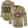 Custom Montreal Canadiens Jersey Name And Number Camo