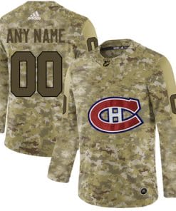 Custom Montreal Canadiens Jersey Name And Number Camo