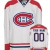 Custom Montreal Canadiens Jersey Name And Number White 5 Custom Montreal Canadiens Jersey Name And Number White