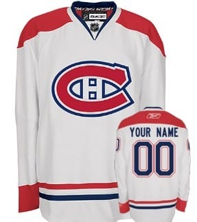 Custom Montreal Canadiens Jersey Name And Number White 8 Custom Montreal Canadiens Jersey Name And Number White