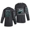 Custom NHL All-Star Jersey Name And Number 2020 Gray Game Minnesota Wild