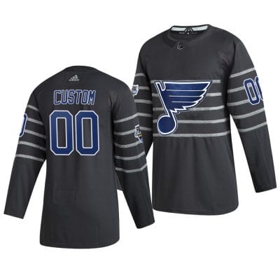 Custom NHL All-Star Jersey Name And Number 2020 Gray Game St. Louis Blues 8 Custom NHL All-Star Jersey Name And Number 2020 Gray Game St. Louis Blues