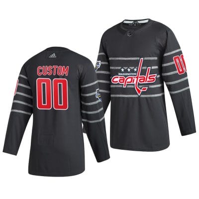 Custom NHL All-Star Jersey Name And Number 2020 Gray Game Washington Capitals 8 Custom NHL All-Star Jersey Name And Number 2020 Gray Game Washington Capitals