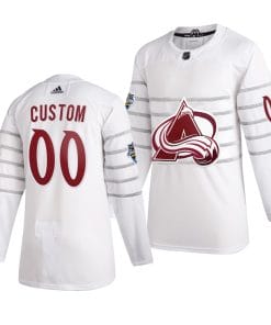 Custom NHL All-Star Jersey Name And Number 2020 White Game Colorado Avalanche