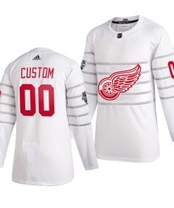 Custom NHL All-Star Jersey Name And Number 2020 White Game Detroit Red Wings