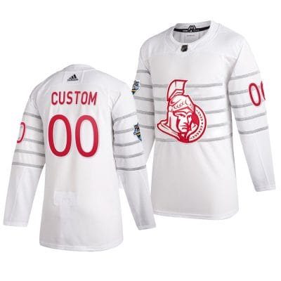 Custom NHL All-Star Jersey Name And Number 2020 White Game Ottawa Senators
