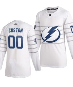 Custom NHL All-Star Jersey Name And Number 2020 White Game Tampa Bay Lightning