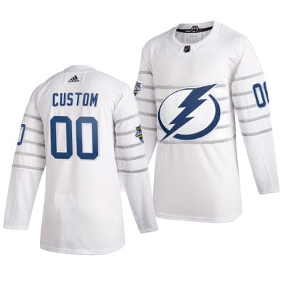 Custom NHL All-Star Jersey Name And Number 2020 White Game Tampa Bay Lightning