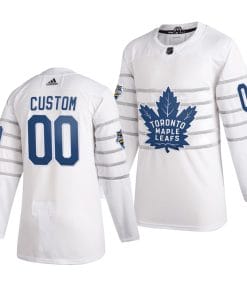 Custom NHL All-Star Jersey Name And Number 2020 White Game Toronto Maple Leafs