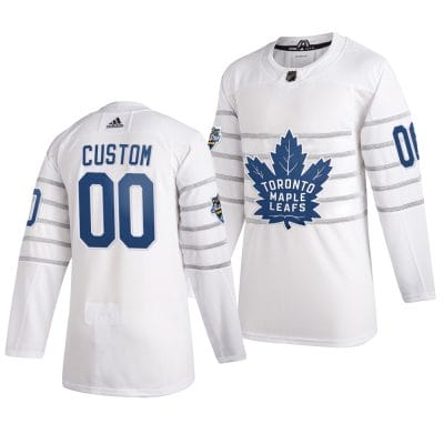 Custom NHL All-Star Jersey Name And Number 2020 White Game Toronto Maple Leafs 8 Custom NHL All-Star Jersey Name And Number 2020 White Game Toronto Maple Leafs