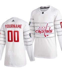 Custom NHL All-Star Jersey Name And Number 2020 White Game Washington Capitals