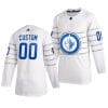 Custom NHL All-Star Jersey Name And Number 2020 White Game Winnipeg Jets 4 Custom NHL All-Star Jersey Name And Number 2020 White Game Winnipeg Jets