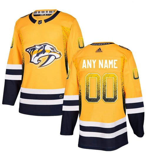 Custom Nashville Predators Jersey Name And Number Gold Drift Fashion 1 Custom Nashville Predators Jersey Name And Number Gold Drift Fashion