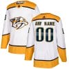 Custom Nashville Predators Jersey Name And Number NHL White 5 Custom Nashville Predators Jersey Name And Number NHL White