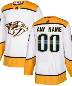 Custom Nashville Predators Jersey Name And Number NHL White