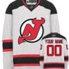 Custom New Jersey Devils Jersey Name And Number White