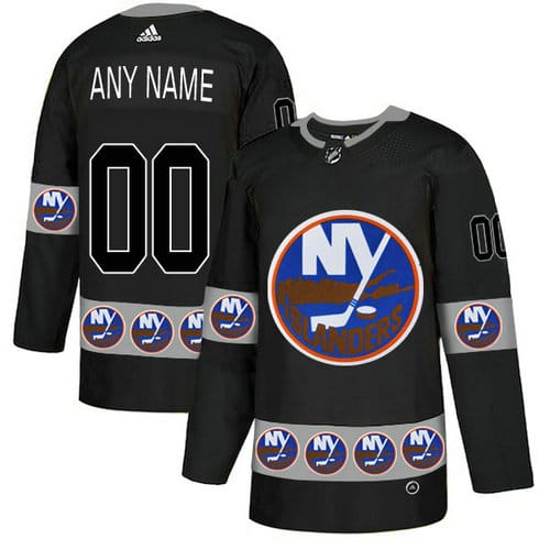 Custom New York Islanders Jersey Name And Number Black Team Logos Fashion 1 Custom New York Islanders Jersey Name And Number Black Team Logos Fashion