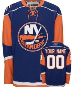 Custom New York Islanders Jersey Name And Number Blue