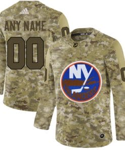 Custom New York Islanders Jersey Name And Number Camo