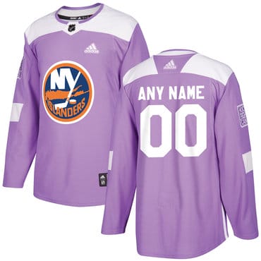 Custom New York Islanders Jersey Name And Number Purple Pink Hockey Fights Cancer Practice 8 Custom New York Islanders Jersey Name And Number Purple Pink Hockey Fights Cancer Practice