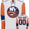 Custom New York Islanders Jersey Name And Number White
