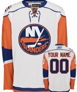 Custom New York Islanders Jersey Name And Number White