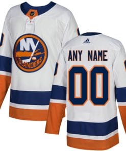 Custom New York Islanders Jersey Name And Number White NHL