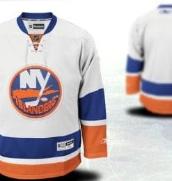 Custom New York Islanders Jersey Name And Number White Third