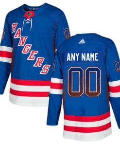 Custom New York Rangers Jersey Name And Number Blue Drift Fashion